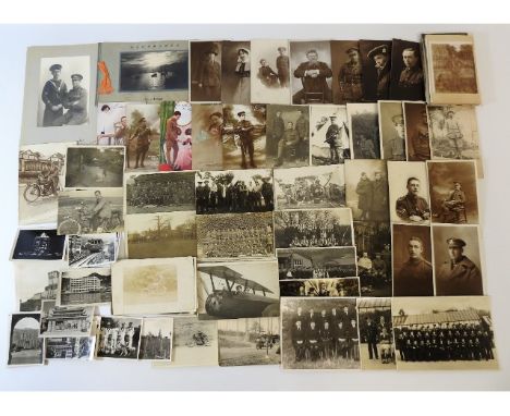 A quantity of vintage postcards covering war time, overseas, social history, motorcycling, aircraft etc.