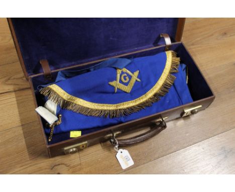 Masonic case and sash