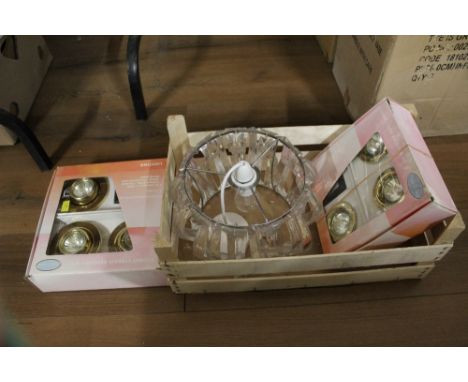 Box of light fitting, down lights