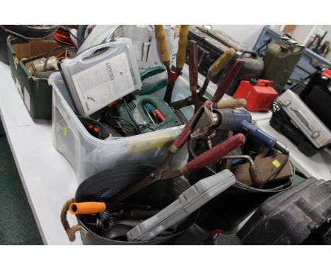 Electric hand hand tools, Bosch, jigsaws, heat gun etc