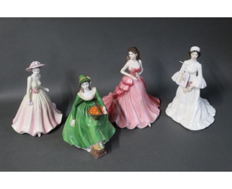 Four Coalport figurines "Ruby Anniversary", "Helen, "Jennifer" and "The Bride"