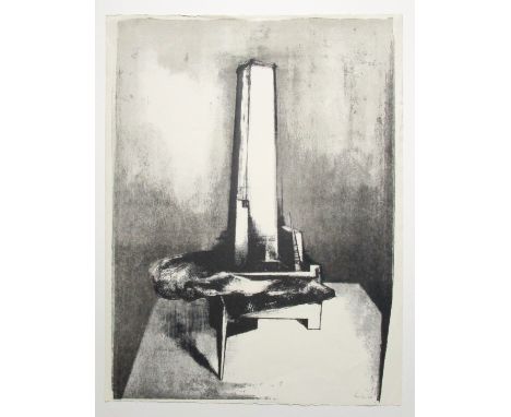 REG BUTLER [1913-1981] Tower, 1968. Lithograph on Arches wove paper, signed and dated in pencil, a Curwen studio proof aside 