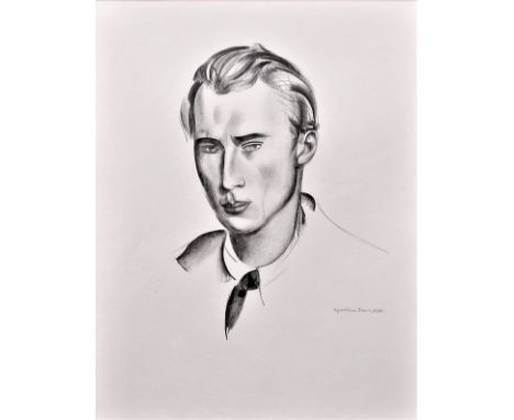 WYNDHAM LEWIS [1882-1957]. Desmond Harmsworth, 1932. lithograph, edition of 200; 141/200. 34 x 27 cm - frame 53 x 43 cm. Prov