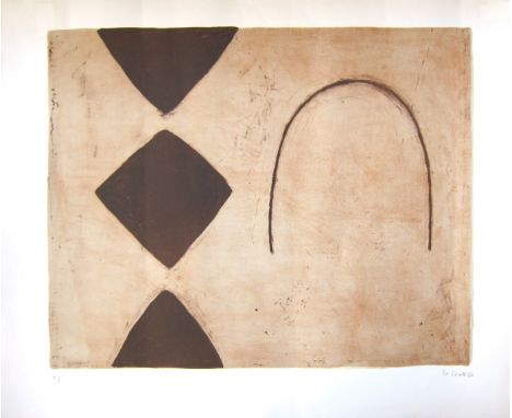 WILLIAM SCOTT R.A. [1913-89]. Odeon 1V, 1966. lithograph, edition of 75, artist's proof; signed in pencil. sheet size 63 x 76