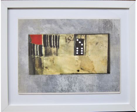ALEXANDER MACKENZIE [1923-2002]. Domino, 1996. watercolour on paper on print base, unique; signed. 29 x 40 cm - frame 45 x 56