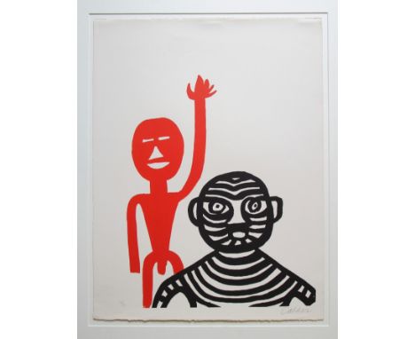ALEXANDER CALDER [1898-1986] Les Affichistes, 1965. Lithograph on Arches wove paper, signed and numbered 58/75, published by 