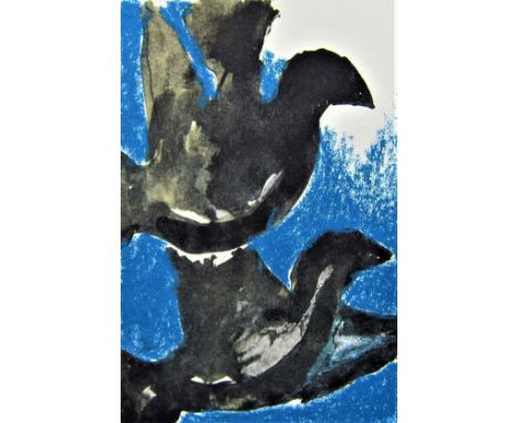 JOSEF HERMAN R.A. [1911-2000]. Bird 5, 1999. lithograph, edition of 50, 5/50; signed in pencil. 30 x 22 cm - frame 35 x 30 cm
