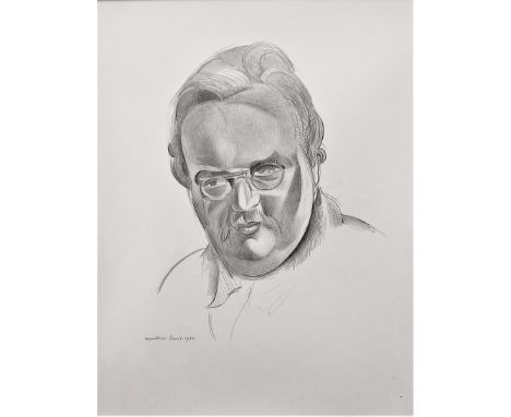 WYNDHAM LEWIS [1882-1957]. G K Chesterton, 1932 lithograph, edition of 200, 141/200. 34 x 27 cm - frame 53 x 43 cm. Provenanc