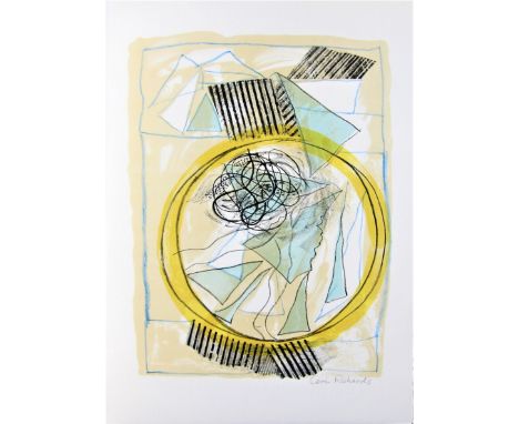 CERI RICHARDS R.A. [1903-71]. Journey Towards the North, 1971. lithograph, edition of 100, proof.  45 x 32 cm. Unframed. Prov