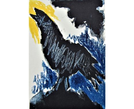 JOSEF HERMAN R.A. [1911-2000]. Bird 6, 1999. lithograph, edition of 50, 5/50; signed in pencil. 30 x 22 cm - frame 35 x 30 cm