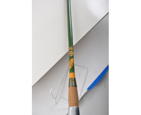 R. Smith, Northampton, The Matchman rod, 12ft three section cane fishing rod, canvas bag, 12ft course fishing rod, a Brunswic