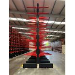 SEMA STAKAPAL Cantilever Racking System. Height - 6992mm Base - 2820mm No. Of uprights - 14 No. Of