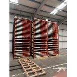 HEAVY DUTY RACKING SYSTEM TO MAKE UP TO 9 BAYS   INCLUDES: 300 x CROSS BEAMS AT 1740MM LONG.  10 X