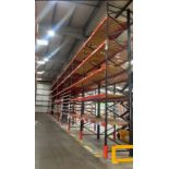 10 BAYS OF HEAVY DUTY PALLET RACKING.     INCLUDES 120 X CROSS BEAMS AT 3000MM. 1300MM DEEP. 11 X