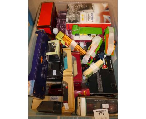 Three boxed assorted Heritage Classics Railway Collection sets, plus a selection of Cameo, Burago, Models of Yesteryear, Corg
