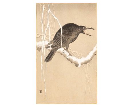 OHARA KOSON (1877-1945)MEIJI ERA, 20TH CENTURYTwo Japanese woodblock prints, both published by Nishinomiya Yosaku, the first 