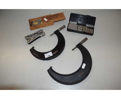 Mixed Lot: Stanley multi-tool, micro metres, boxed matrix set etc
