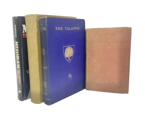 Halliday R.: The Talaings. 1917. Rangoon; Nibedon Nirmal: Mizoram. The Dagger Brigade. 1980 Lancers; Johnstone Sir James: My 