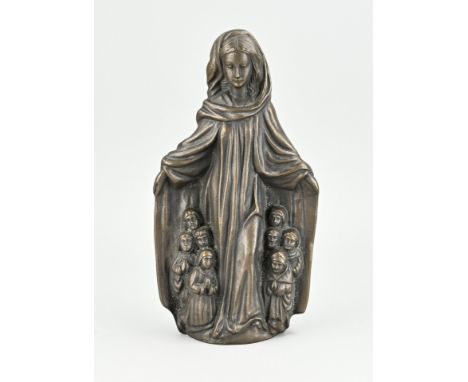 Bronze Maria figure, by Rickenbach. Germany. Second half 20th century. Size: H 32 cm. In good condition.