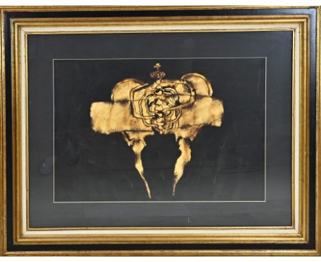 Marek Oberlander. 1922 - 1978 Nizza. Fantasy performance. Mixed media on paper. Dimensions: H 44 x W 63 cm. In good condition