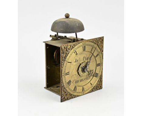 Early 19th century English mini alarm wall clock Price Chichester (girls clock). No weights, pendulum. Not tested. Dimensions