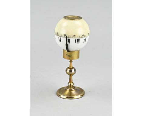 Imhof Tournant night light clock. Second half 20th century. Not tested. Size: 18 cm. In good condition.