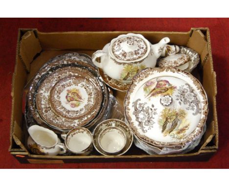 A Royal Worcester Palissy Game series part tea and dinner service