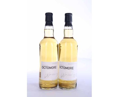 OCTOMORE FUTURES (2)
Islay Single Malt Scotch Whisky. Made using Optic barley, and distilled on 16th October 2002. Matured in