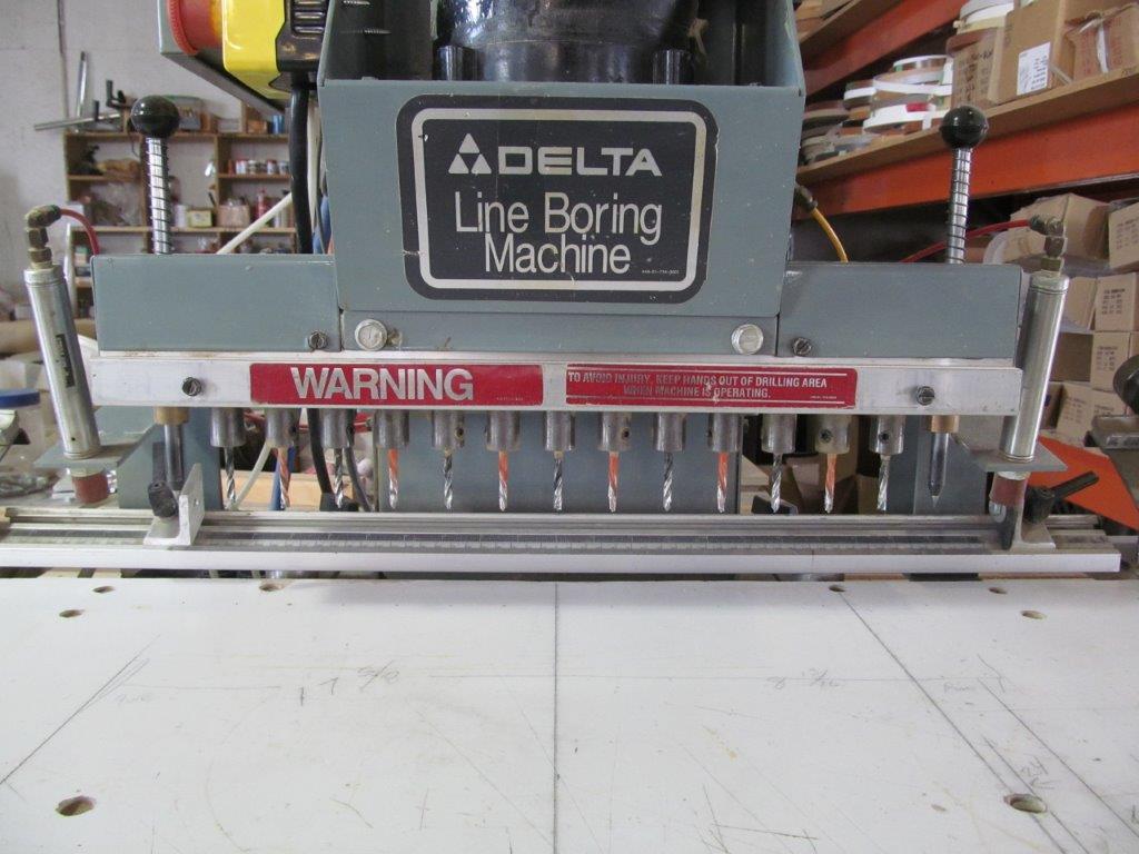 DELTA LINE BORING MACHINE, 13 DRILLING LINE, S/N 00C79598, CATEGORY