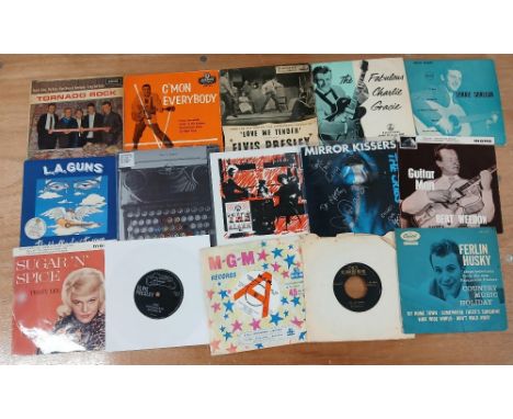 A large collection of various vinyl records as in photos - random and some  !  Everything from white labels to dance 12's , m