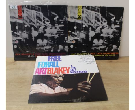 A lot of three Blue Note jazz albums - a great archive on offer here - mostly later pressings from thr 70's and 80's - unlike