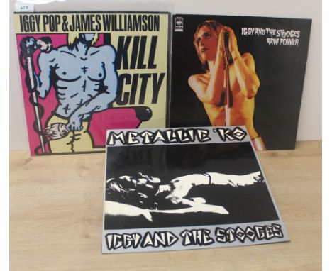 A lot of four albums by Iggy Pop / The Stooges - great music and recommended