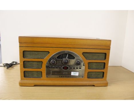 A Crossley modern retro style gramophone