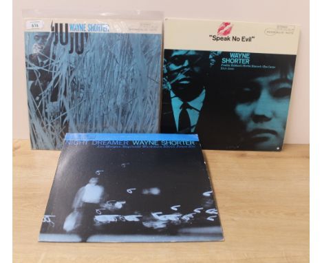 A lot of three Blue Note jazz albums - a great archive on offer here - mostly later pressings from thr 70's and 80's - unlike