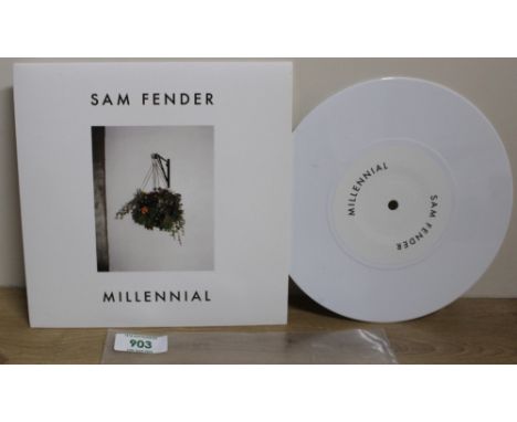 A Sam Fender future rarity with his self released 'Millenial / Start Again ' on his own label - 2017 release -  becoming desi