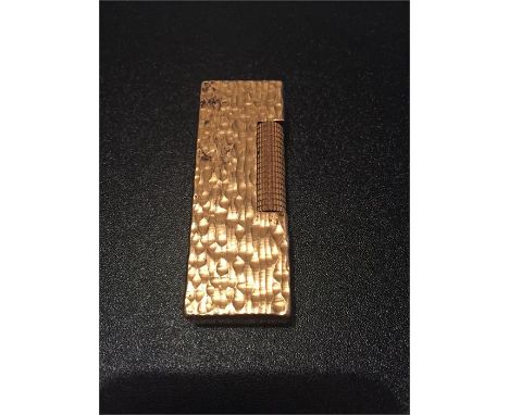 Gold plated Dunhill lighter US.RE24163