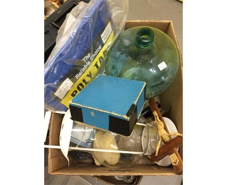 Mixed lot including storm lamp and phone