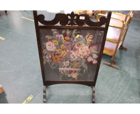 A tapestry firescreen