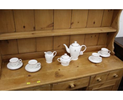 Queens Golden Jubilee four place setting tea set, teapot, sugar basin, milk jug, 4 cups and 4 saucers  