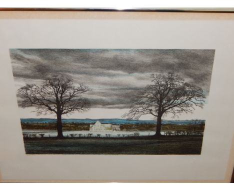 G. Emmery (20th century British), Gt. Barn, lithograph, signed, numbered and titled in pencil, H. 34cm W. 48cm