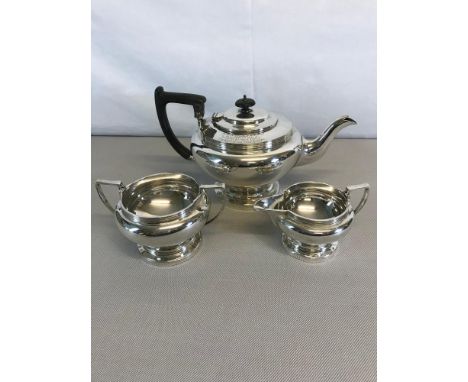 Highly polished EP 3 Piece tea service 