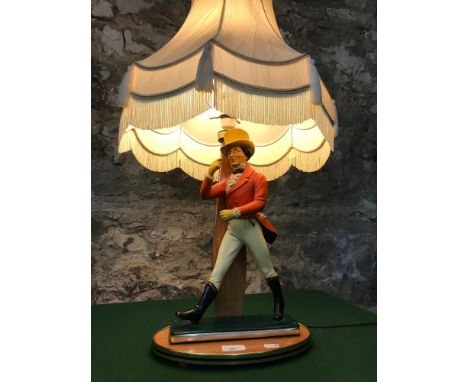 Vintage Johnnie Walker Advertising figure lamp working 
