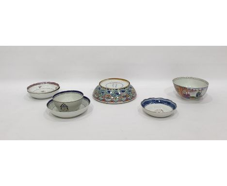 Chinese porcelain bowl decorated in famille verte colours with precious objects, six-character Wan-Li mark to base (lid missi