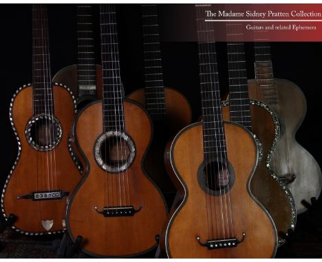 The Madame Sidney Pratten collection of guitars and related ephemera, including seven antique guitars, a Gigelira, personal s