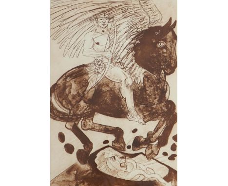 § § Dame Elizabeth Frink (British, 1930-1993) Bellerophon, from Children of the Godsetching with aquatintsigned in pencil, nu