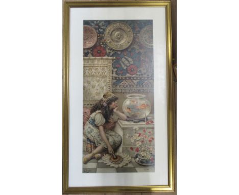A 19th century Pears print, Goldfish