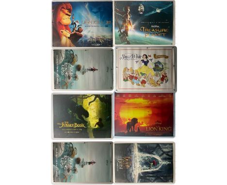 A selection of disney film posters comprising THE LION KING (1994) 2011 3D re-release, THE LION KING (2019), THE JUNGLE BOOK 