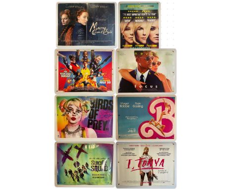 MARGOT ROBBIE - A group of UK Quad film posters for movies starring Margot Robbie comprising BARBIE (2023), I, TONYA (2017), 