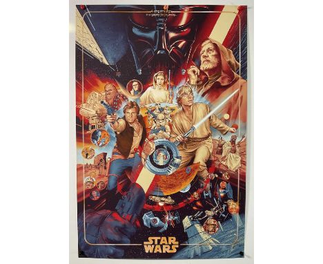 STAR WARS: THE WAY OF THE FORCE (2020) Alternative movie poster by Martin Ansin, hand-numbered limited edition print, 60cm x 