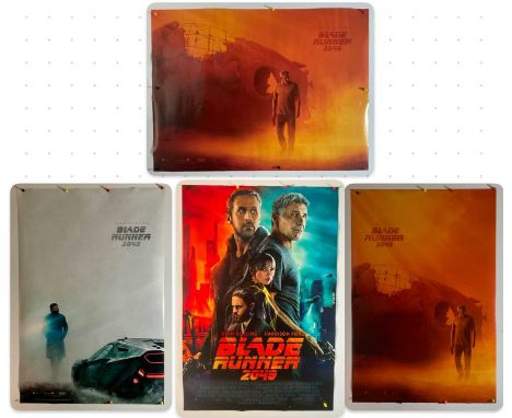 BLADE RUNNER 2049 (2017) A group of film posters for the Dennis Villeneuve directed sci-fi sequel comprising the cast style i